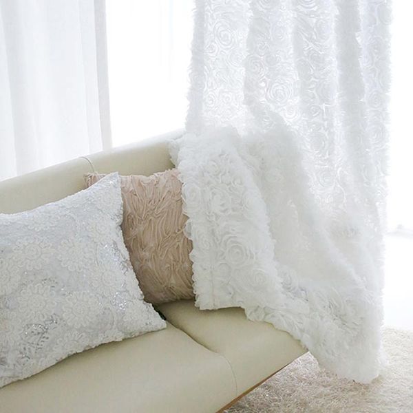 white rose sheer tulle curtain for living room bedroom window voile princess room wedding party festival decorative gauze yarn#4
white rose sheer tulle curtain for living room bedroom window voile princess room wedding party festival decorative gauze yarn#4