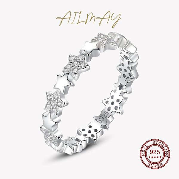 cluster rings ailmay fashion 925 sterling silver stars stackable finger sparkling clear zircon for women statement gift birthday, Golden;silver
cluster rings ailmay fashion 925 sterling silver stars stackable finger sparkling clear zircon for women statement gift birthday, Golden;silver