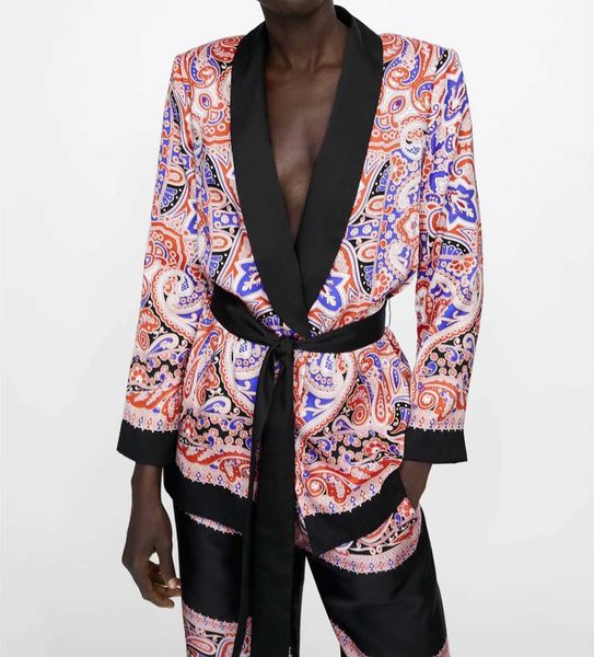 vintage cashew paisley print notched collar sashes bow tied mid long blazer coat suit outerwear blazer pants 1 set office wear 210930, White
vintage cashew paisley print notched collar sashes bow tied mid long blazer coat suit outerwear blazer pants 1 set office wear 210930, White
