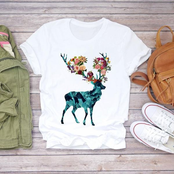 men flower christmas deer mens t shirt floral cute printing 90s lady print shirts ladies graphic female tee, White;black
men flower christmas deer mens t shirt floral cute printing 90s lady print shirts ladies graphic female tee, White;black