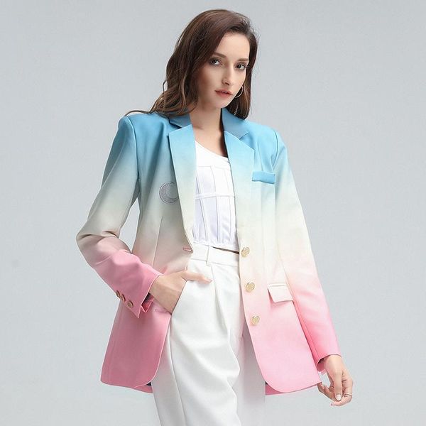 women's suits & blazers hit color blazer for women notched long sleeve patchwork embroidery casual coat female fashion clothing, White;black
women's suits & blazers hit color blazer for women notched long sleeve patchwork embroidery casual coat female fashion clothing, White;black