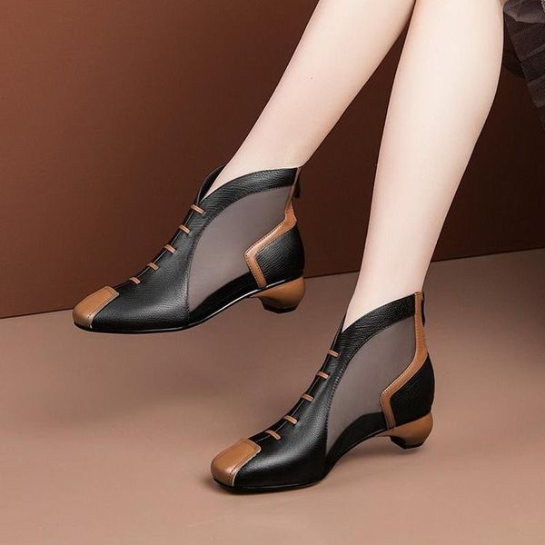 women's shoes ankle sandals boots 2021 summer square mid heel back zip soft leather female footwear black beige
women's shoes ankle sandals boots 2021 summer square mid heel back zip soft leather female footwear black beige