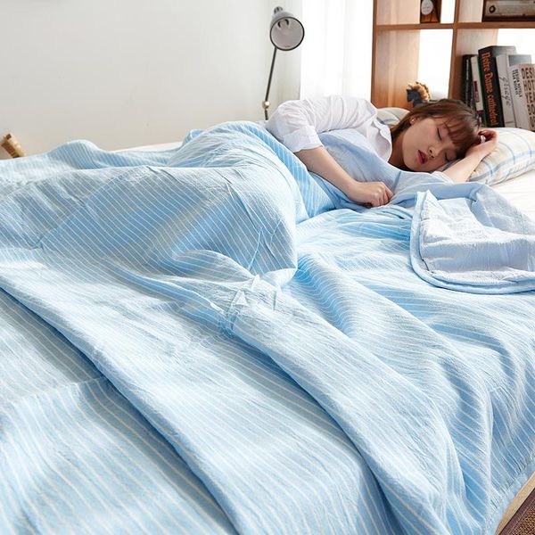 comforters & sets striped plaid cool summer quilt spring and comfortable thin japanese-style washed cotton air-conditioning
comforters & sets striped plaid cool summer quilt spring and comfortable thin japanese-style washed cotton air-conditioning