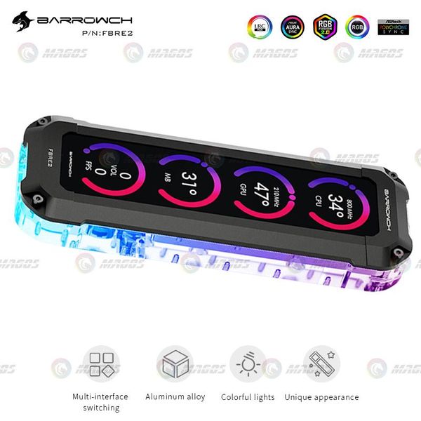 fans & coolings barrowch boxfish reservoirs with extended digital display screen 8.8-inch for diy water cooling accessories computer case,fb
fans & coolings barrowch boxfish reservoirs with extended digital display screen 8.8-inch for diy water cooling accessories computer case,fb