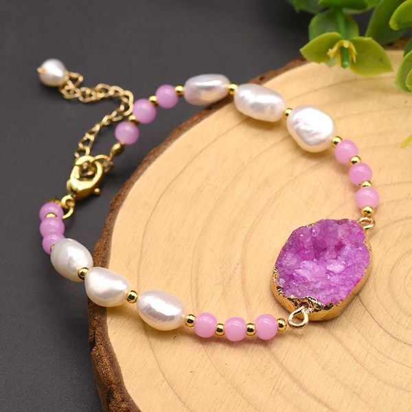 charm bracelets natural baroque pearl crystal bracelet for women girls fine jewelry gifts pulsera mujer pulseira feminina bransoletki damski, Golden;silver
charm bracelets natural baroque pearl crystal bracelet for women girls fine jewelry gifts pulsera mujer pulseira feminina bransoletki damski, Golden;silver