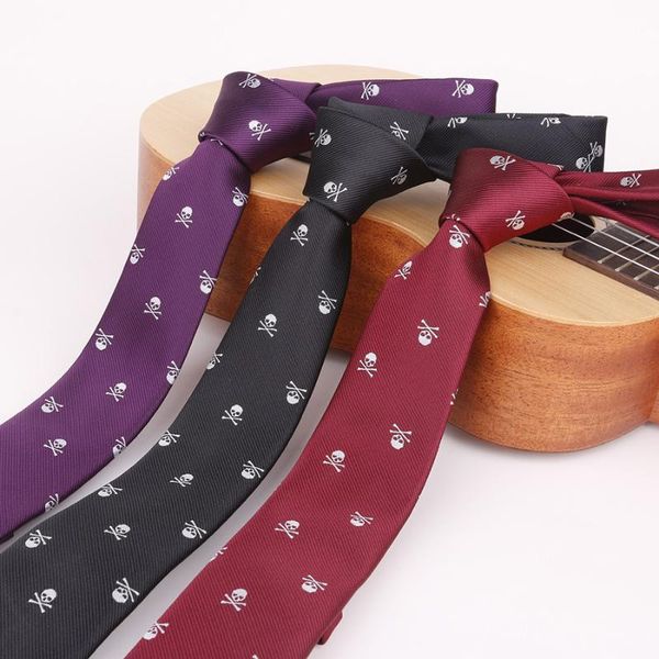 bow ties 6cm halloween skull for men's narrow necktie texture wedding party neck gravata accessory gift custom logo, Black;gray
bow ties 6cm halloween skull for men's narrow necktie texture wedding party neck gravata accessory gift custom logo, Black;gray