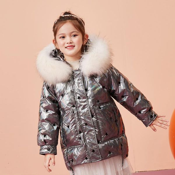 down coat children jacket girls' long 2021 winter girl in with thick white duck parka fur hood, Blue;gray
down coat children jacket girls' long 2021 winter girl in with thick white duck parka fur hood, Blue;gray
