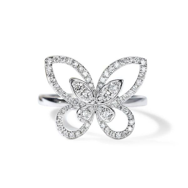 cluster rings solid 925 sterling silver simulated moissanite diamond wedding for women butterfly fine jewelry valentine's day gift, Golden;silver
cluster rings solid 925 sterling silver simulated moissanite diamond wedding for women butterfly fine jewelry valentine's day gift, Golden;silver