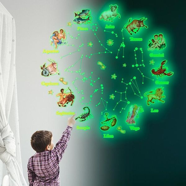 wall stickers zollor luminous twelve constellations sticker bedroom children's room fluorescence self-adhesion decorative
wall stickers zollor luminous twelve constellations sticker bedroom children's room fluorescence self-adhesion decorative