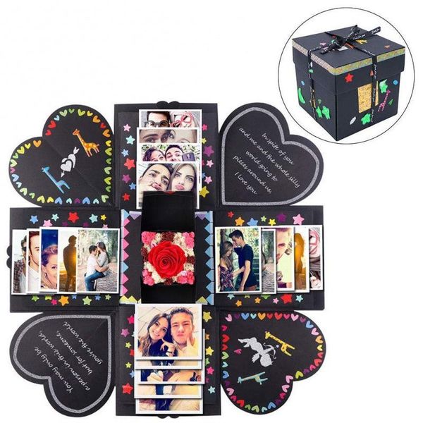 gift wrap surprise party's love explosion box for anniversary scrapbook diy po birthday christmas valentine's day
gift wrap surprise party's love explosion box for anniversary scrapbook diy po birthday christmas valentine's day
