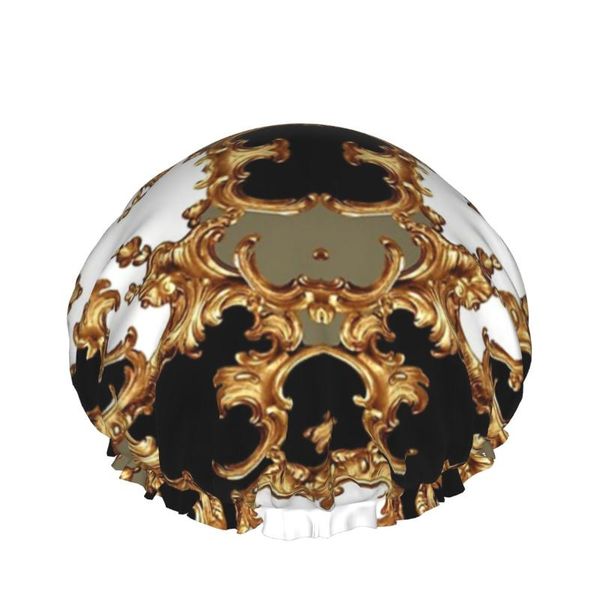 shower caps golden ornamental baroque symmetrical double waterproof customized cap hair care drying accessories for women
shower caps golden ornamental baroque symmetrical double waterproof customized cap hair care drying accessories for women