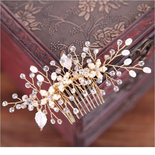 trendy gold pearl bridal hair comb tiara bridal headpiece wedding hair accessories for bride hair ornaments women jlldpj, Silver
trendy gold pearl bridal hair comb tiara bridal headpiece wedding hair accessories for bride hair ornaments women jlldpj, Silver