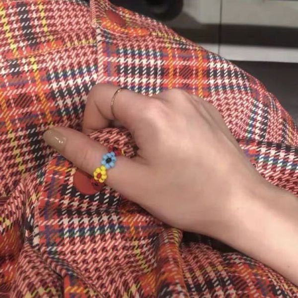 hbp fashion korean hand woven iu same gorgeous color contrast flower net red ins versatile lovely index finger ring, Silver
hbp fashion korean hand woven iu same gorgeous color contrast flower net red ins versatile lovely index finger ring, Silver