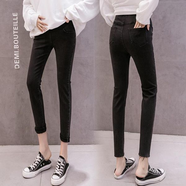 black grey pregnant women jeans high waist ankle-length skinny denim trousers maternity slim pencil pants pregnancy leggings, White
black grey pregnant women jeans high waist ankle-length skinny denim trousers maternity slim pencil pants pregnancy leggings, White