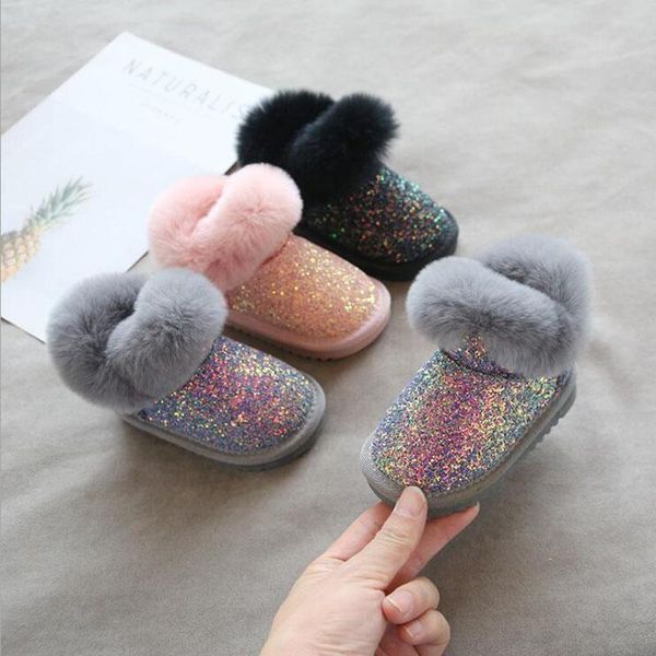 boots 2021 winter fur baby girls snow waterproof bling kids princess children shoes thick warm plush toddler, Black;grey
boots 2021 winter fur baby girls snow waterproof bling kids princess children shoes thick warm plush toddler, Black;grey