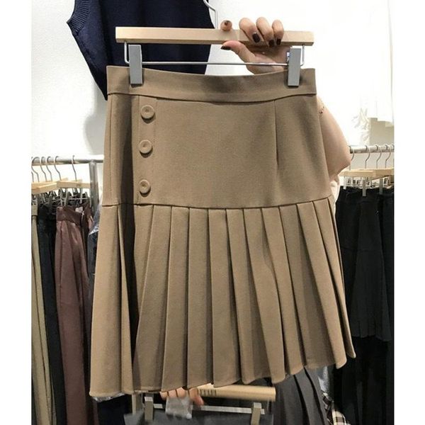 korean skirt womens 2021 spring new high waist slimming pleated college style all-match jupe femme short skirt mini saias y1494, Black
korean skirt womens 2021 spring new high waist slimming pleated college style all-match jupe femme short skirt mini saias y1494, Black