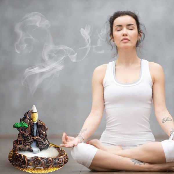backflow resin incense burner holder buddhist porcelain create a comfortable atmosphere with 50pcs fragrant cone
backflow resin incense burner holder buddhist porcelain create a comfortable atmosphere with 50pcs fragrant cone