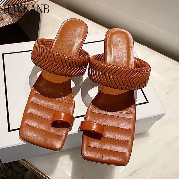 official website 70% off outlet women high heel slippers solid color cozy leather woven clip toe slides summer leisure dress shoes outdoor h, Black
official website 70% off outlet women high heel slippers solid color cozy leather woven clip toe slides summer leisure dress shoes outdoor h, Black