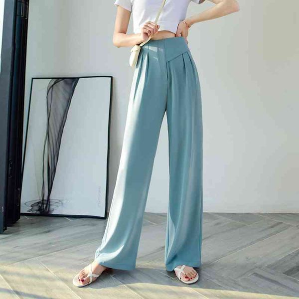 women's pants & capris high-waisted wide-legged summer thin loose-fitting drop-off straight long woman zc5m, Black;white
women's pants & capris high-waisted wide-legged summer thin loose-fitting drop-off straight long woman zc5m, Black;white