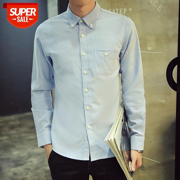 autumn long-sleeved shirt men's japanese solid color oxford yu wenle same #w53a, White;black
autumn long-sleeved shirt men's japanese solid color oxford yu wenle same #w53a, White;black