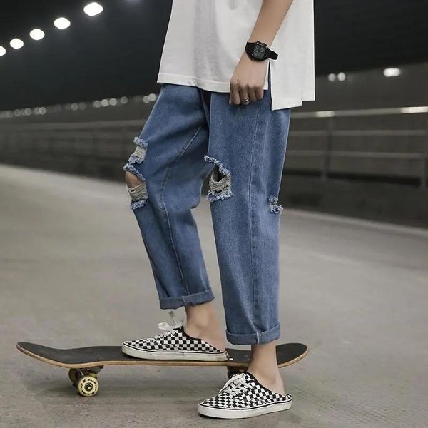 men's jeans broken ins hole hip hop men streetwear blue 2021 women black korean fashions harem pants male denim oversize
men's jeans broken ins hole hip hop men streetwear blue 2021 women black korean fashions harem pants male denim oversize