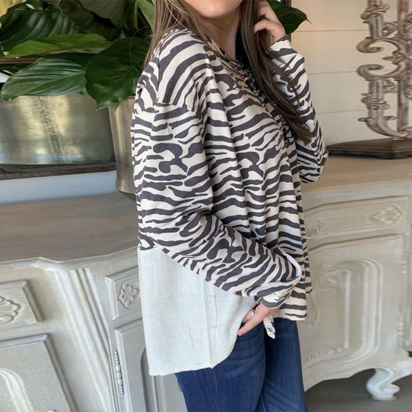women's hoodies & sweatshirts fashion zebra pattern printed patchwork women sweatshirt autumn winter elegant o-neck lady pullover casua, Black
women's hoodies & sweatshirts fashion zebra pattern printed patchwork women sweatshirt autumn winter elegant o-neck lady pullover casua, Black