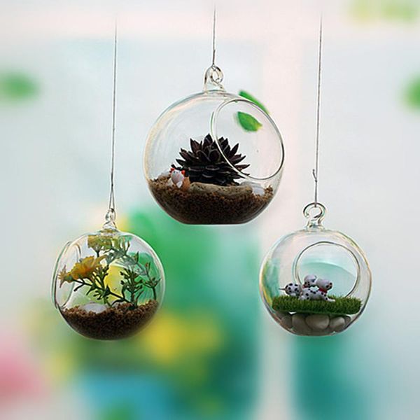 64pcs/pack diameter=10cm hanging glass terrarium vase little higher open transparent globe home wedding decorative
64pcs/pack diameter=10cm hanging glass terrarium vase little higher open transparent globe home wedding decorative