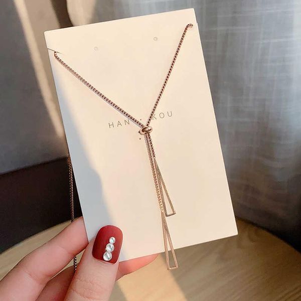 pendant necklaces jewelry gift titanium steel small triangle clavicle female choker party trendy statement necklace for women girls, Silver
pendant necklaces jewelry gift titanium steel small triangle clavicle female choker party trendy statement necklace for women girls, Silver