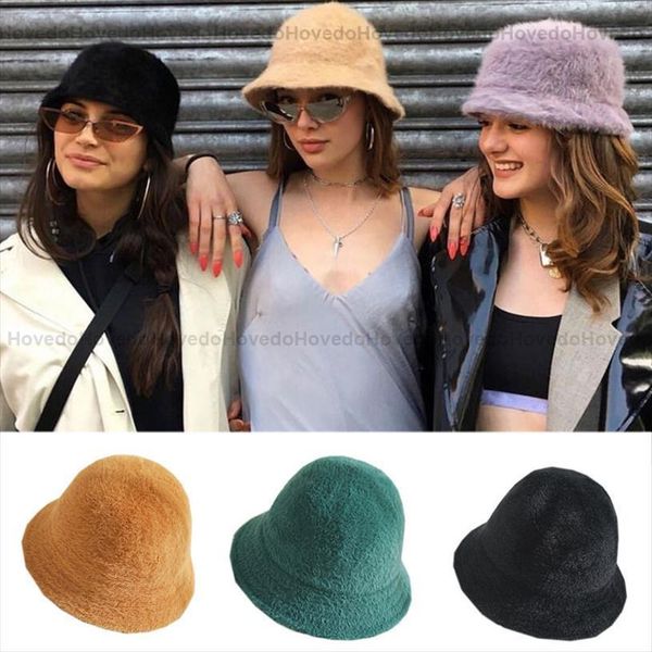 warm winter hat womens fashion solid color rabbit fur bucket cap fishermans retro knitted wool basin, Blue;gray
warm winter hat womens fashion solid color rabbit fur bucket cap fishermans retro knitted wool basin, Blue;gray