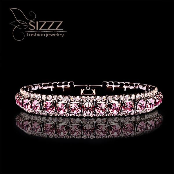charm bracelets 2021 european and american fashion purple crystal copper full rhinestone hand jewelry bracelet&bangles for women, Golden;silver
charm bracelets 2021 european and american fashion purple crystal copper full rhinestone hand jewelry bracelet&bangles for women, Golden;silver