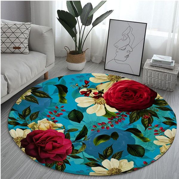 carpets plant rose flower printed carpet home decoration round living room bedroom floor mats non-slip rugs
carpets plant rose flower printed carpet home decoration round living room bedroom floor mats non-slip rugs