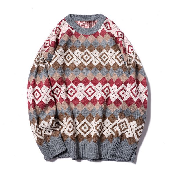 2021 new arrival fall and winter color diamond jacquard thick lovers argyle o-neck casual male sweater designer clothes mvz5, White;black
2021 new arrival fall and winter color diamond jacquard thick lovers argyle o-neck casual male sweater designer clothes mvz5, White;black