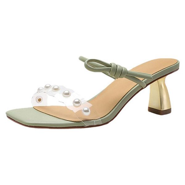 sandals transparent lady square toe thick high heels pearl decoration footwear sweet work casual shoes 2021 summer, Black
sandals transparent lady square toe thick high heels pearl decoration footwear sweet work casual shoes 2021 summer, Black