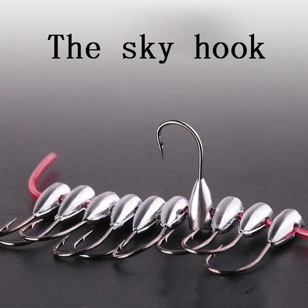 10pcs/9pcs quality goods fishhook the sky hook jig head traditional fish hook barbed fishing hooks outdoor fishing tools
10pcs/9pcs quality goods fishhook the sky hook jig head traditional fish hook barbed fishing hooks outdoor fishing tools