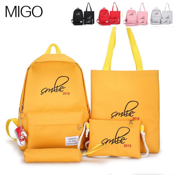 backpack 2021 student schoolbag four piece set junior high female korean version senior endorsement bag
backpack 2021 student schoolbag four piece set junior high female korean version senior endorsement bag