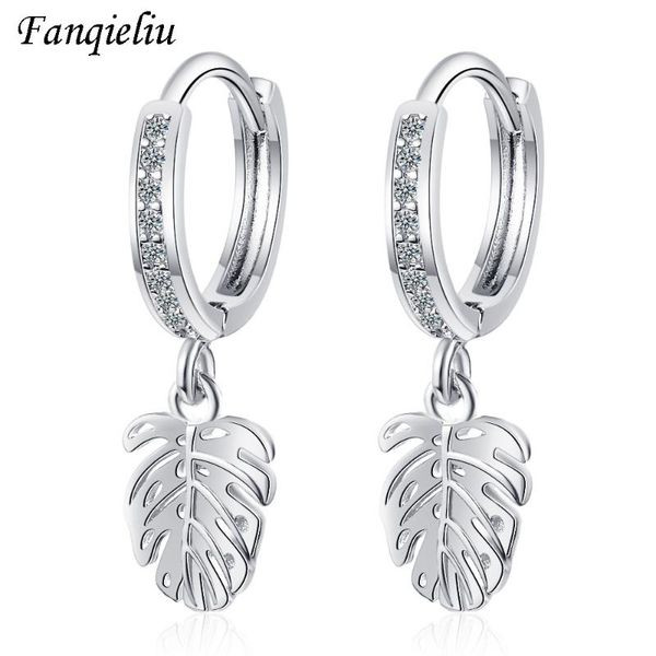 hoop & huggie fanqieliu vintage charms leaf plant earring solid 925 sterling silver hoops for women 18k gold crystal earrings fql20462, Golden;silver
hoop & huggie fanqieliu vintage charms leaf plant earring solid 925 sterling silver hoops for women 18k gold crystal earrings fql20462, Golden;silver