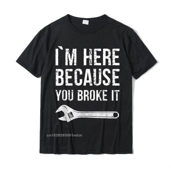 men's t-shirts mens broke it funny shirts for men mechanics gift ideas t tees cotton simple style, White;black
men's t-shirts mens broke it funny shirts for men mechanics gift ideas t tees cotton simple style, White;black