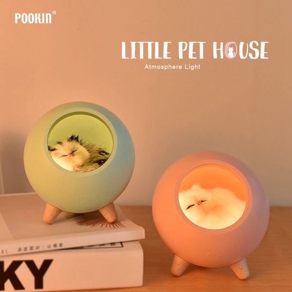2021 new led bonito gato casa atmosfera luz sensor de toque lmpada mesa regulvel pet cat night light para sala estar do beb/crianas quarto l
2021 new led bonito gato casa atmosfera luz sensor de toque lmpada mesa regulvel pet cat night light para sala estar do beb/crianas quarto l