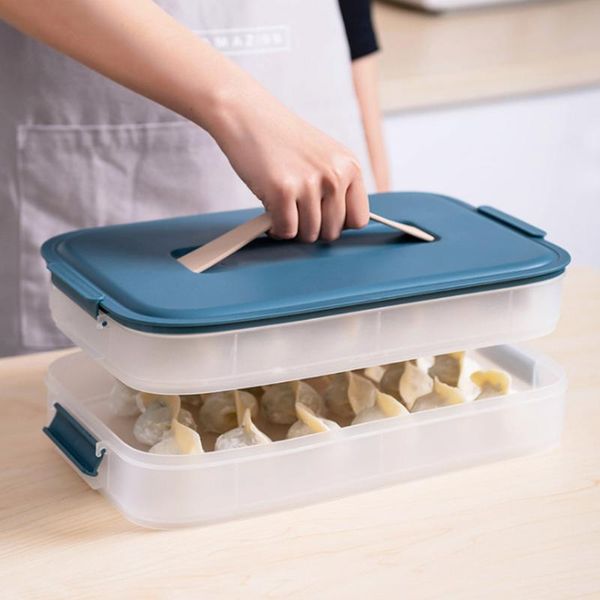 storage bottles & jars kitchen supplies portable refrigerator dumpling box food organizer with handle for home
storage bottles & jars kitchen supplies portable refrigerator dumpling box food organizer with handle for home