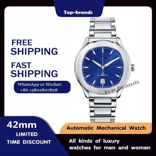 wristwatches sports watch luminous hour mark date display noble and elegant men's automatic mechanical stainless steel, Slivery;brown
wristwatches sports watch luminous hour mark date display noble and elegant men's automatic mechanical stainless steel, Slivery;brown