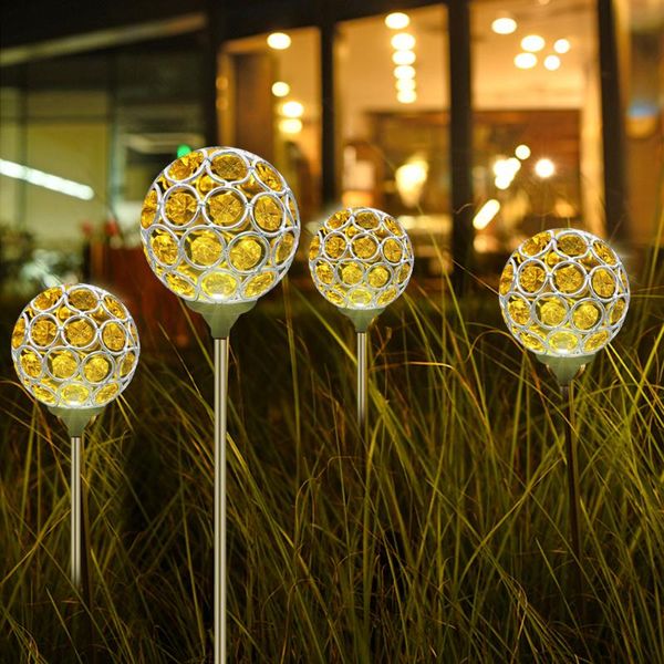lawn lamps 2pcs led solar light crystal ball waterproof ground plug outdoor landscape night lighting accessories
lawn lamps 2pcs led solar light crystal ball waterproof ground plug outdoor landscape night lighting accessories