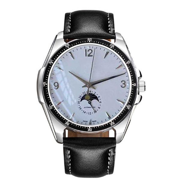 luxry watches ultra thin 43mm moon phase dial automatic mechanical mens watch leather strap sports gents wristwatches montre de, Slivery;brown
luxry watches ultra thin 43mm moon phase dial automatic mechanical mens watch leather strap sports gents wristwatches montre de, Slivery;brown