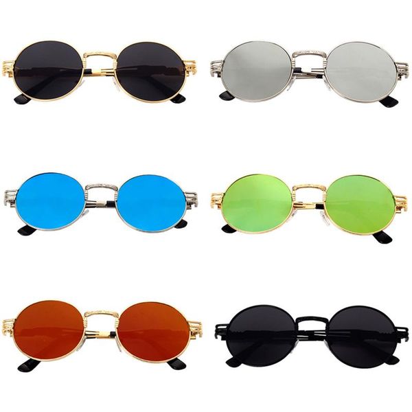 sunglasses vintage retro women men round mirror lens metal glasses sport eyewear, White;black
sunglasses vintage retro women men round mirror lens metal glasses sport eyewear, White;black