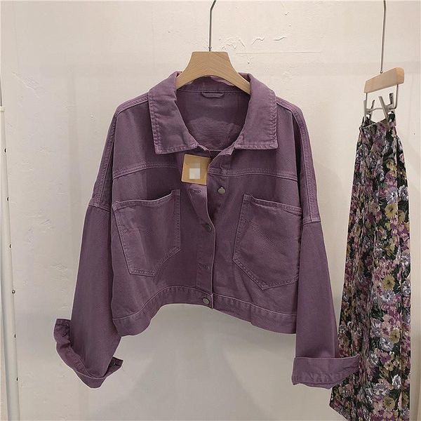 spring and fall couples popular denim women 2021 casual student short woman black jas zip up, Black;brown
spring and fall couples popular denim women 2021 casual student short woman black jas zip up, Black;brown