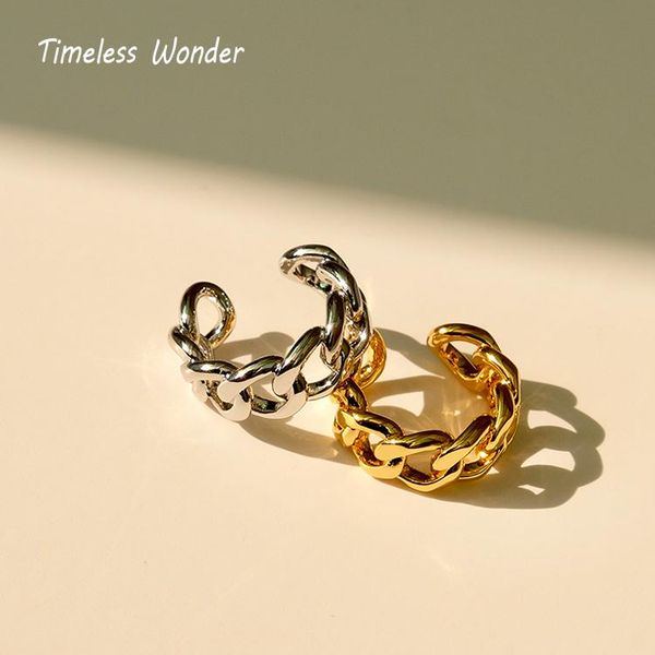 cluster rings timeless wonder brass geo chained statement ring women jewelry punk hiphop gothic designer trendy ins cool girl 5532, Golden;silver
cluster rings timeless wonder brass geo chained statement ring women jewelry punk hiphop gothic designer trendy ins cool girl 5532, Golden;silver