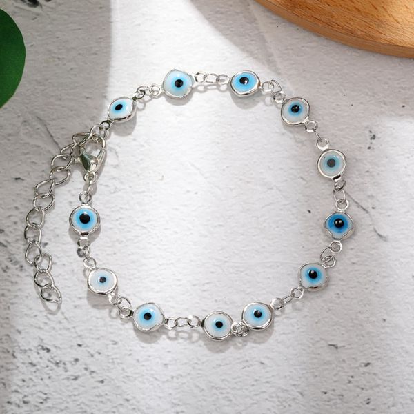 classic design ins style womens colorful evil eye chain bracelet for wholesale, Black
classic design ins style womens colorful evil eye chain bracelet for wholesale, Black