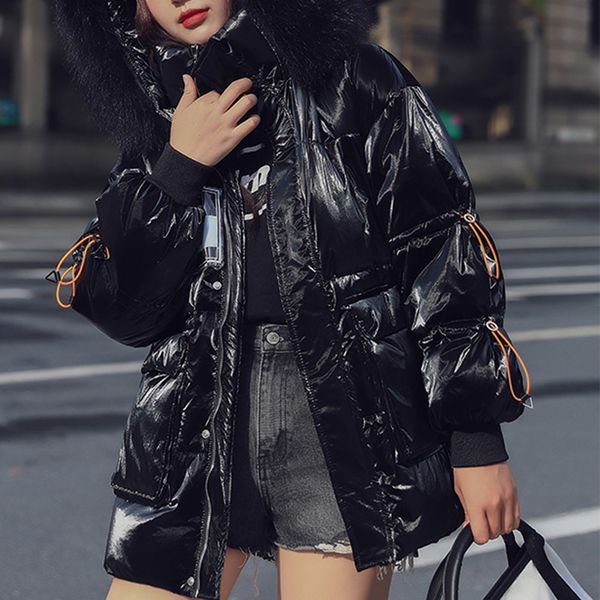 2021 new japanese fashion casual cotton pad with thickened warm shiny zipper pocket and fur collar cover bvpv, Black
2021 new japanese fashion casual cotton pad with thickened warm shiny zipper pocket and fur collar cover bvpv, Black