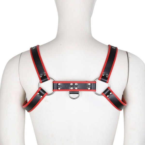 men pu faux leather bandage straps short shirt tank bondage men harness male gay lingerie gay wear f35, Black;white
men pu faux leather bandage straps short shirt tank bondage men harness male gay lingerie gay wear f35, Black;white