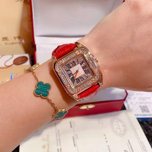 High quality Luxury designer Watch carti Brand lady Watches women Diamond Wristwatches Luxurious Waterproof Quartz Timepiece leather aaa watch, Silver
High quality Luxury designer Watch carti Brand lady Watches women Diamond Wristwatches Luxurious Waterproof Quartz Timepiece leather aaa watch, Silver
