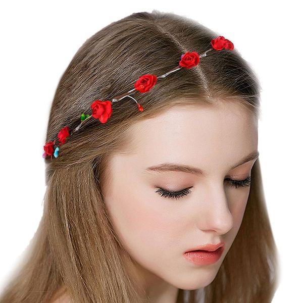 led flashing paper flower headband light-up paper floral garland wreath women girls headwear party hair wear wedding christmas
led flashing paper flower headband light-up paper floral garland wreath women girls headwear party hair wear wedding christmas